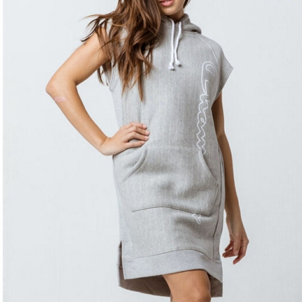 CHAMPION Reverse Weave Fleece Lined Hooded Dress